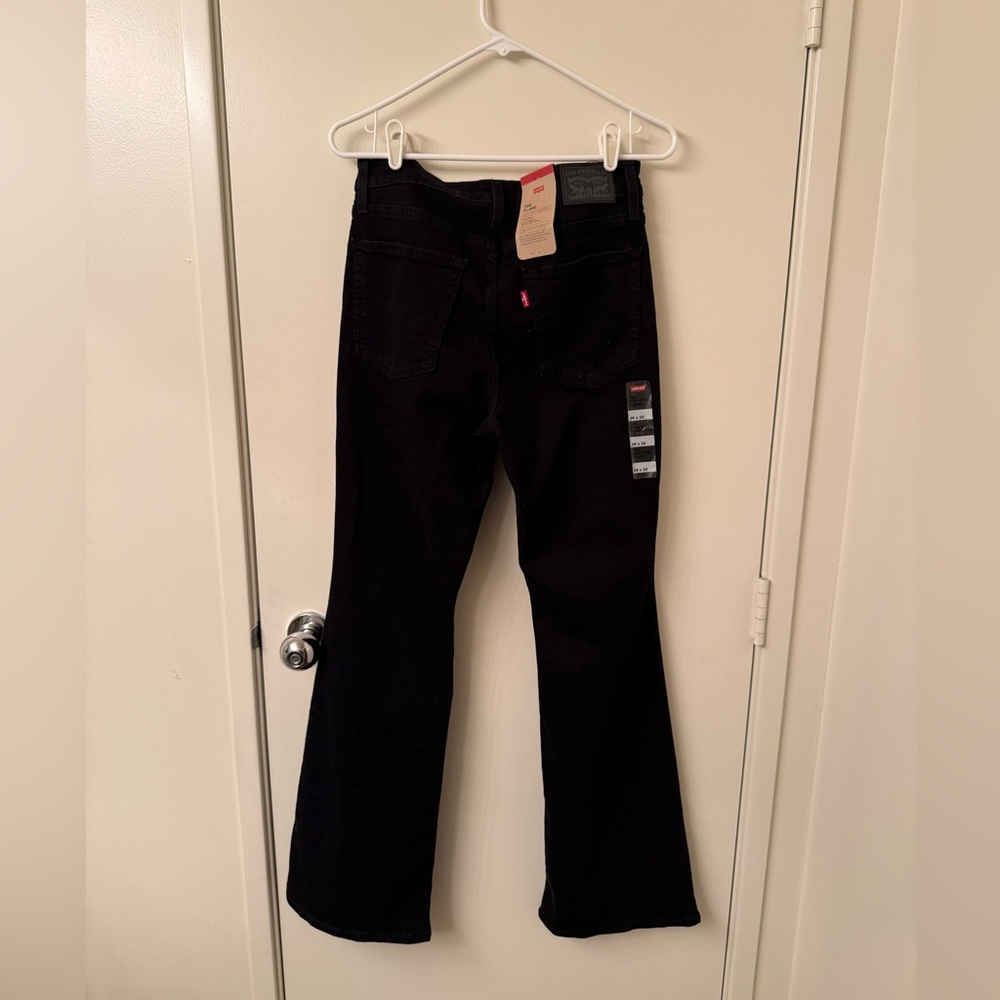 Levi's Women's Black High Rise Flare 726 Jeans Size 29 - Picture 3 of 5